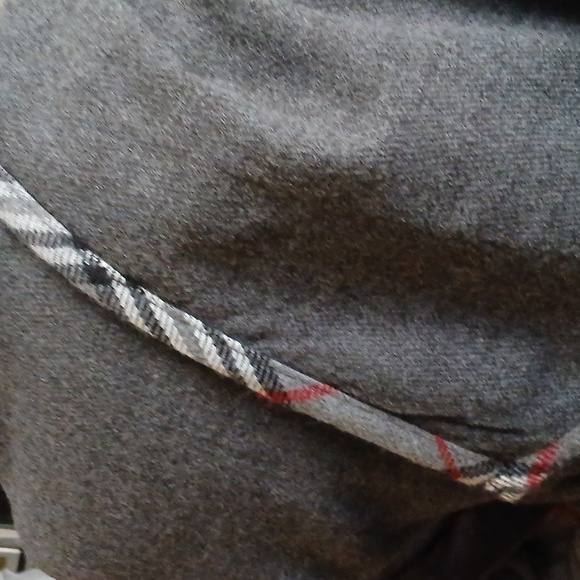 V. Fraas plaid trim open faced cape - Picture 5 of 9